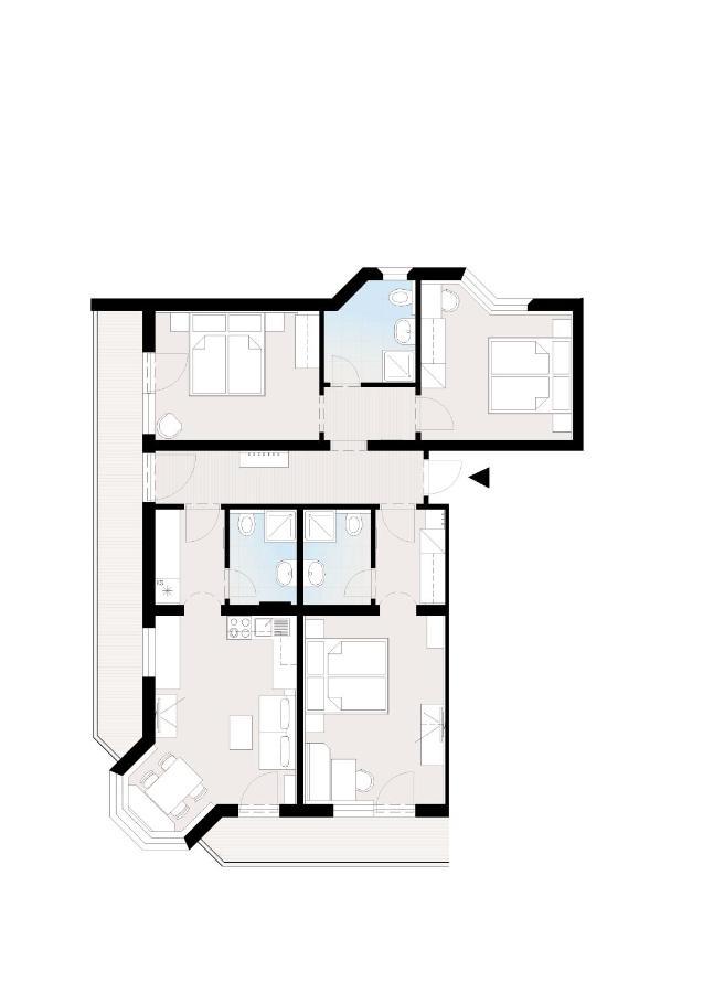 Hotel Garni Apart Tina Ішгль Екстер'єр фото